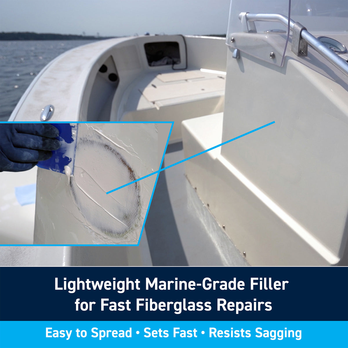 TotalBoat Polyester Fairing Compound: Lightweight Marine-Grade Filler for Fast Fiberglass Repairs