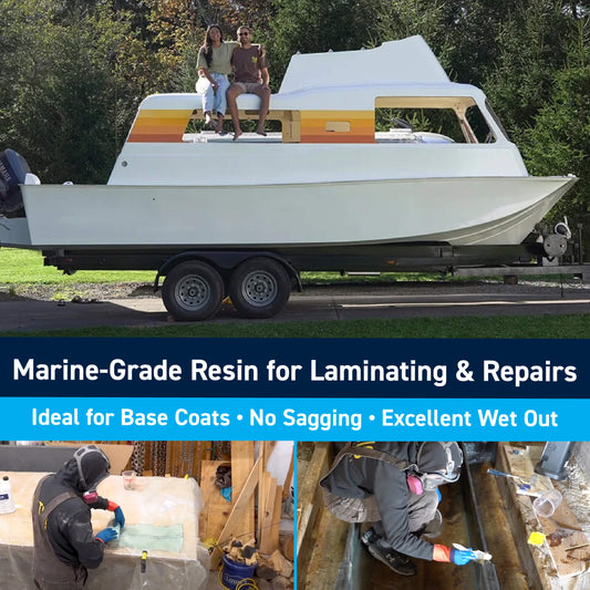 TotalBoat Polyester Laminating Resin: Marine-Grade Resin for Laminating & Repairs