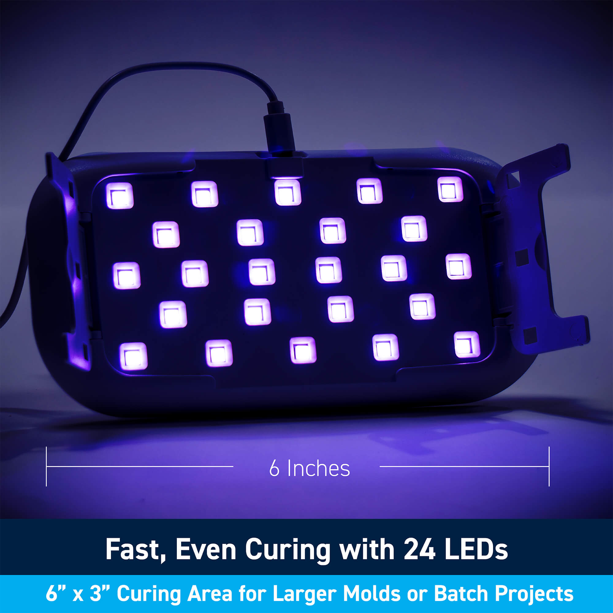 TotalBoat UV Lamp: Fast, Even Curing with 24 LEDs