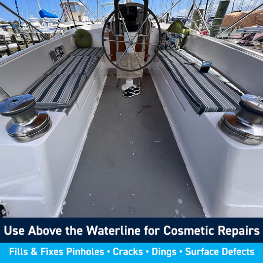 TotalBoat Polyester Fairing Compound: Use Above the Waterline for Cosmetic Repairs