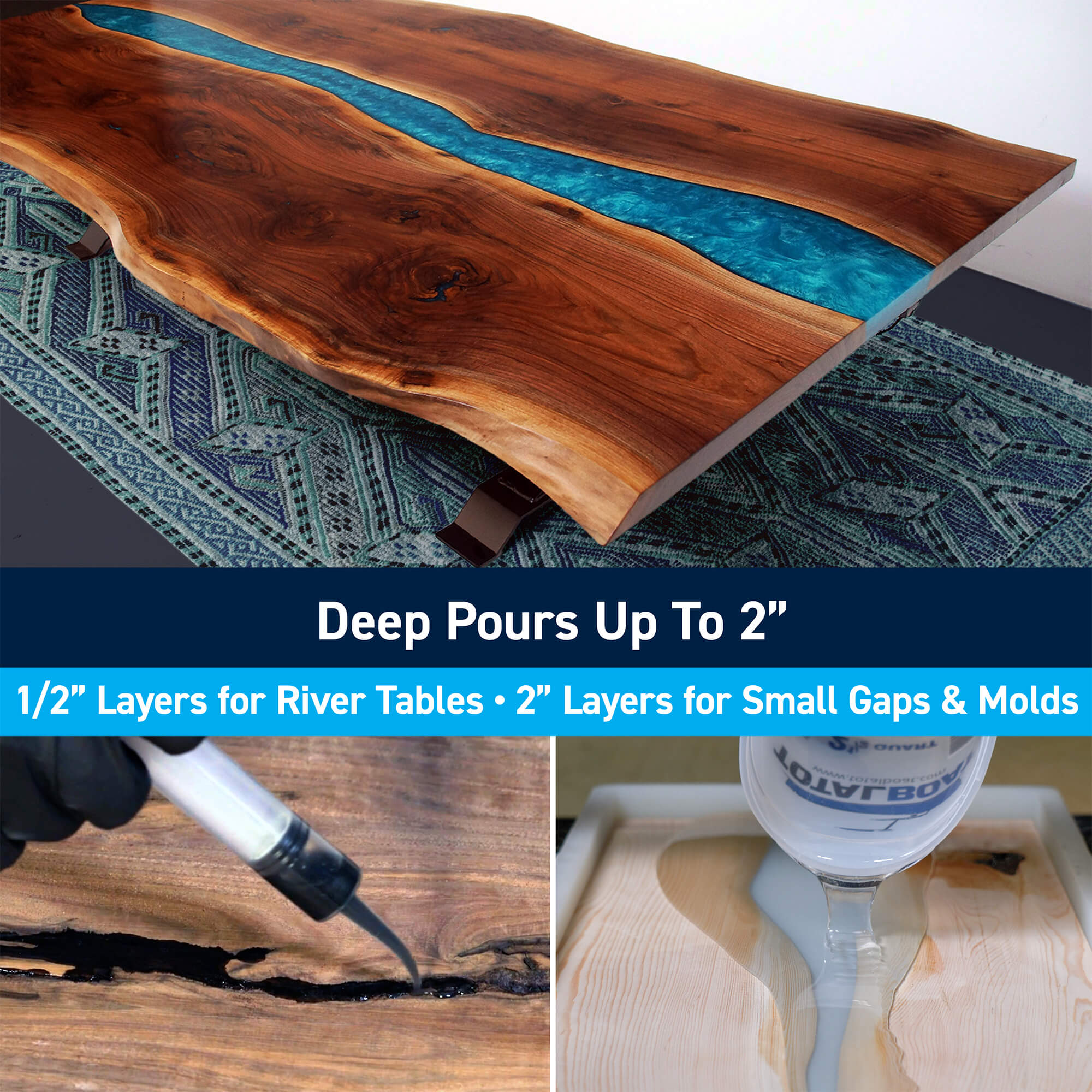 TotalBoat Thickset Epoxy - Deep Pours Up To 2