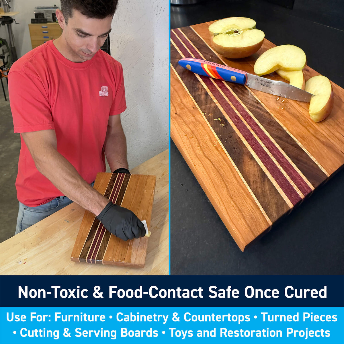 TotalBoat Pure Tung Oil: Non-Toxic & Food-Contact Safe Once Cured