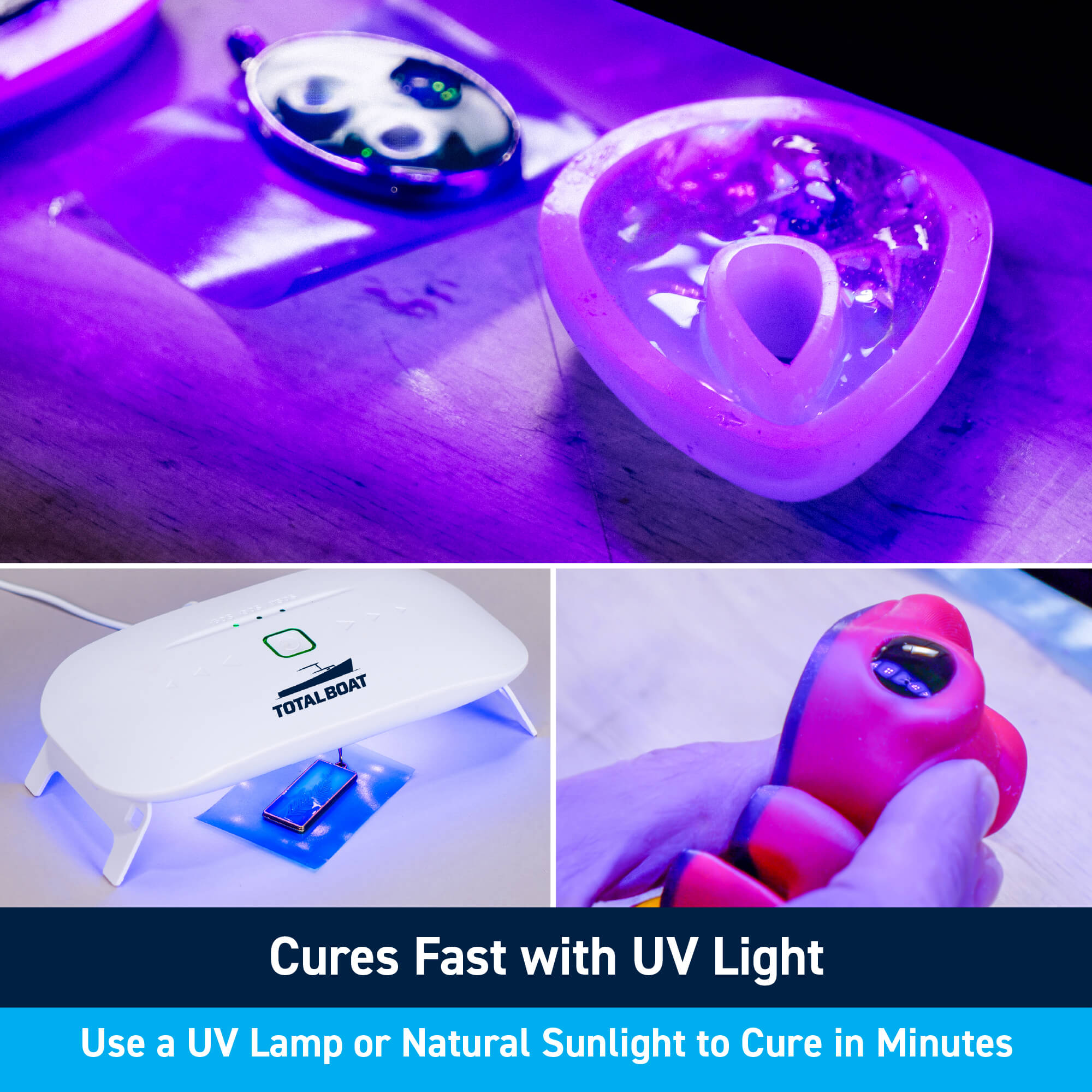 TotalBoat UV Resin Color Kits: Cures Fast with UV Light