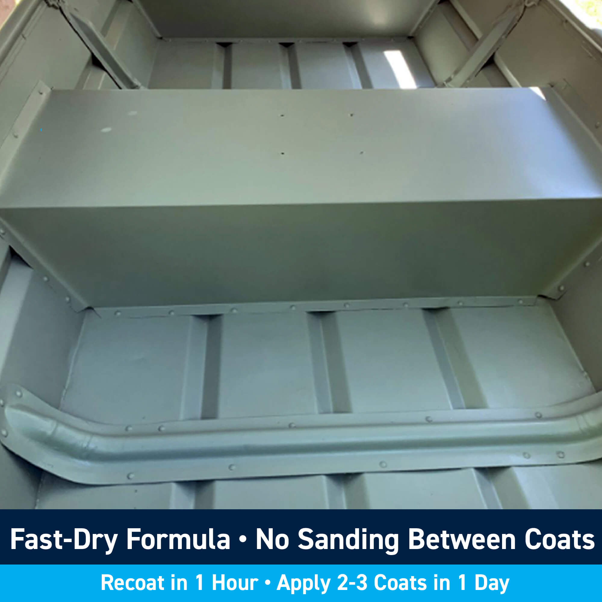 TotalBoat Aluminum Boat Topside Paint: Fast-Dry Formula, No Sanding Between Coats