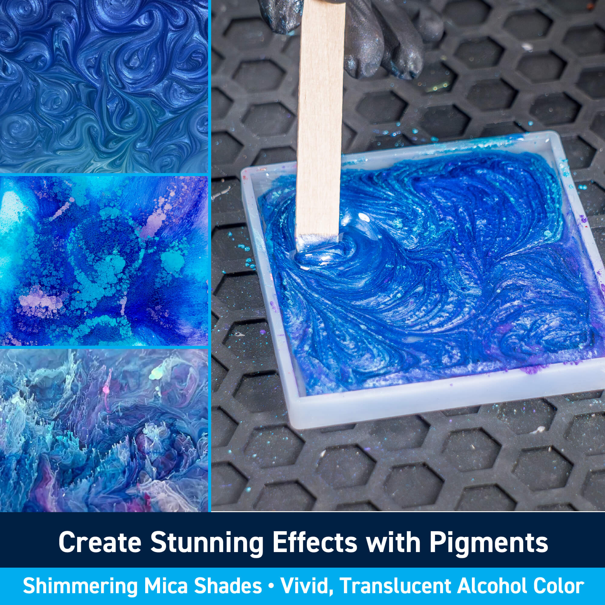 TotalBoat Epoxy Coasters Project Kit: Create Stunning Effects with Pigments