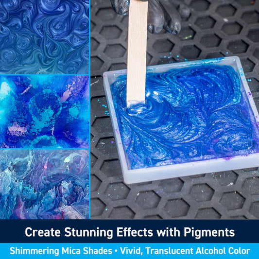 TotalBoat Epoxy Coasters Project Kit: Create Stunning Effects with Pigments