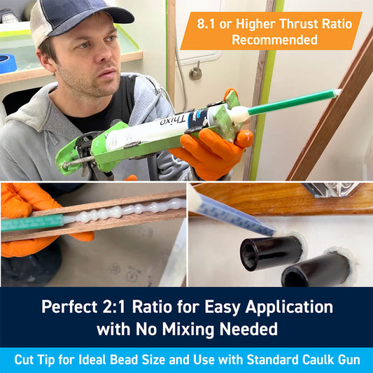 TotalBoat Thixo Pro: Perfect 2:1 Ratio for Easy Application with No Mixing Needed