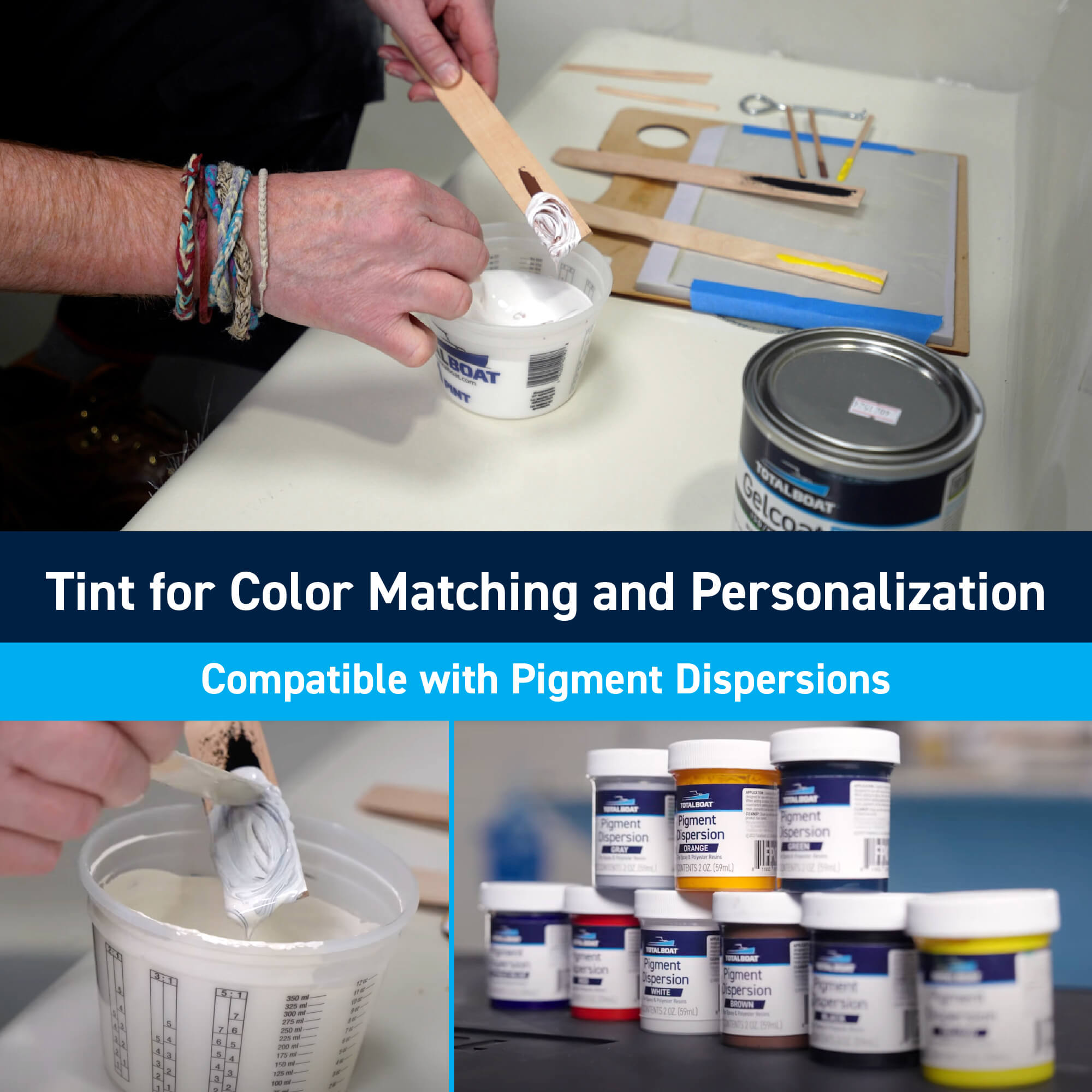 TotalBoat Gelcoat: Tint for Color Matching and Personalization