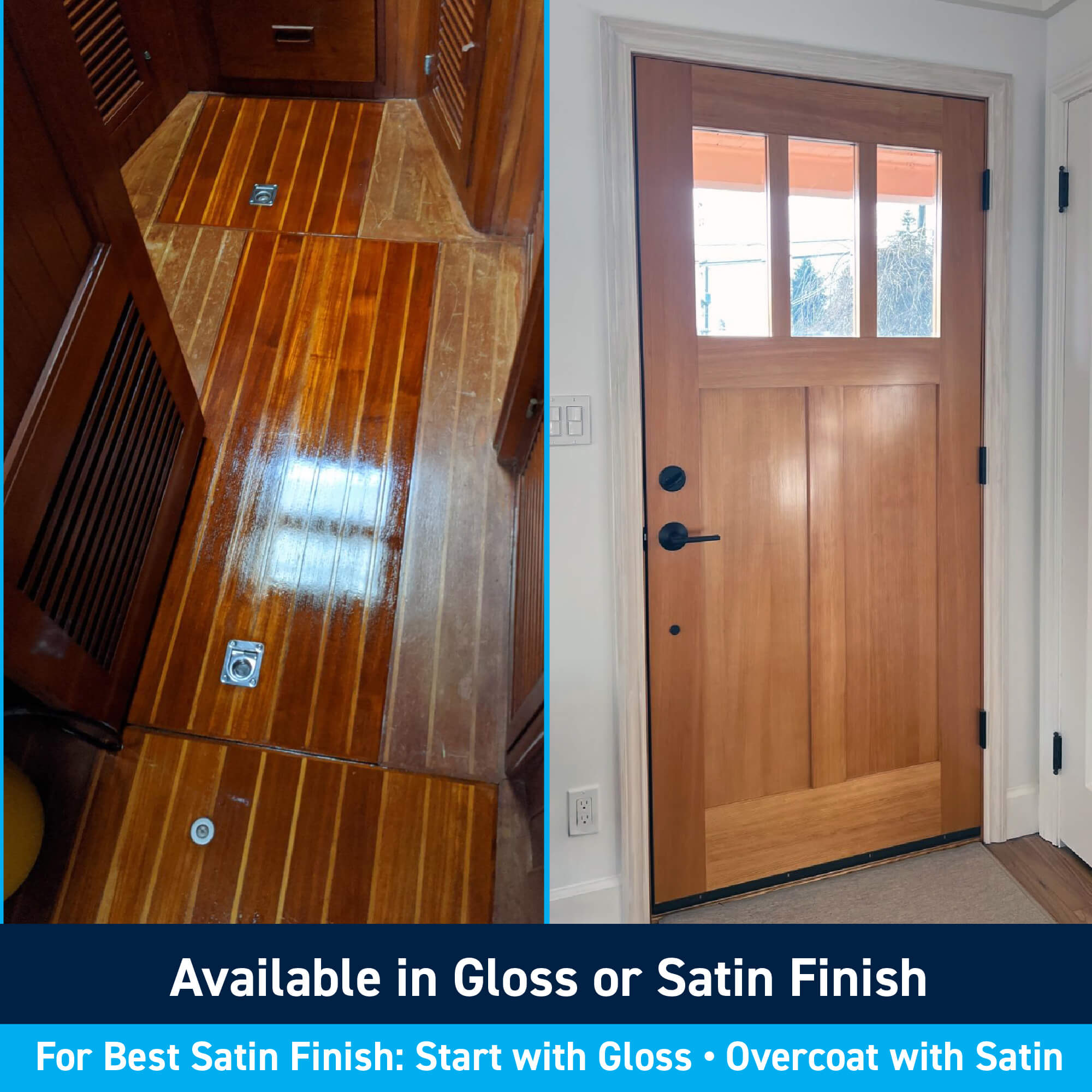TotalBoat Gleam Marine Spar Varnish: Available in Gloss or Satin Finish