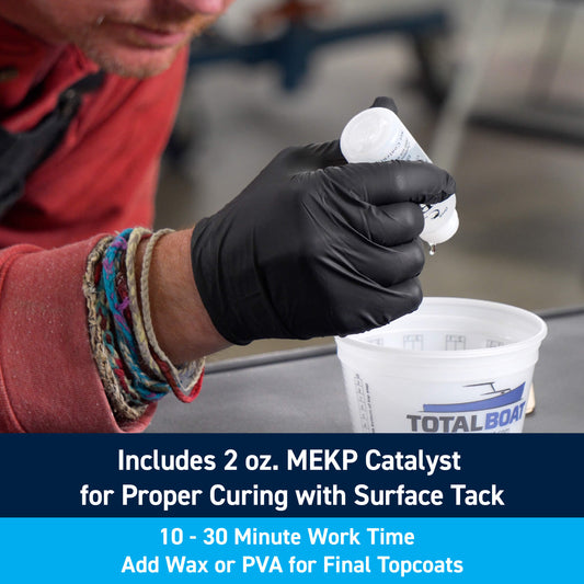 FIBERLAM PLUS 3 Gallon Fiberglass Resin With MEKP - For Cloth Mat Roving