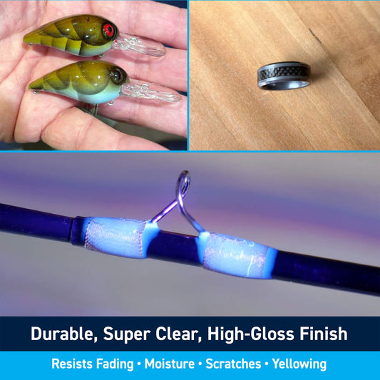 TotalBoat UV Cure Clear Clear Resin: Durable, Super Clear, High-Gloss Finish