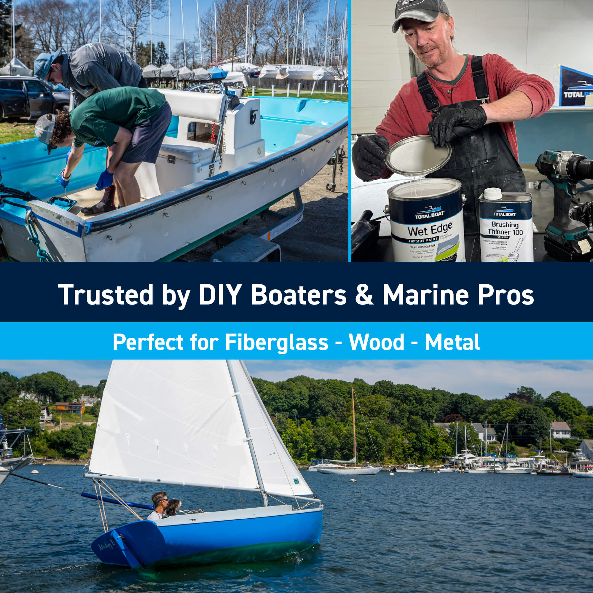 TotalBoat Wet Edge Topside Paint: Trusted by DIY Boaters & Marine Pros
