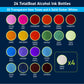 TotalBoat Epoxy Pigments Project Kit: 24 TotalBoat Alcohol Ink Bottles