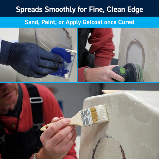 TotalBoat Polyester Fairing Compound: Spreads Smoothly for Fine, Clean Edge