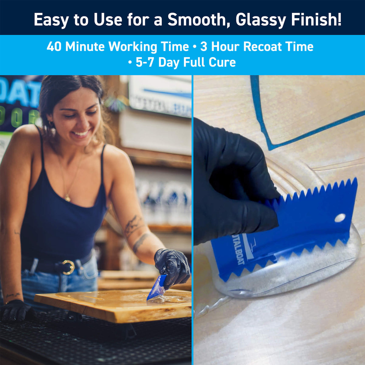 TotalBoat TableTop Epoxy: Easy to Use for a Smooth, Glassy Finish!