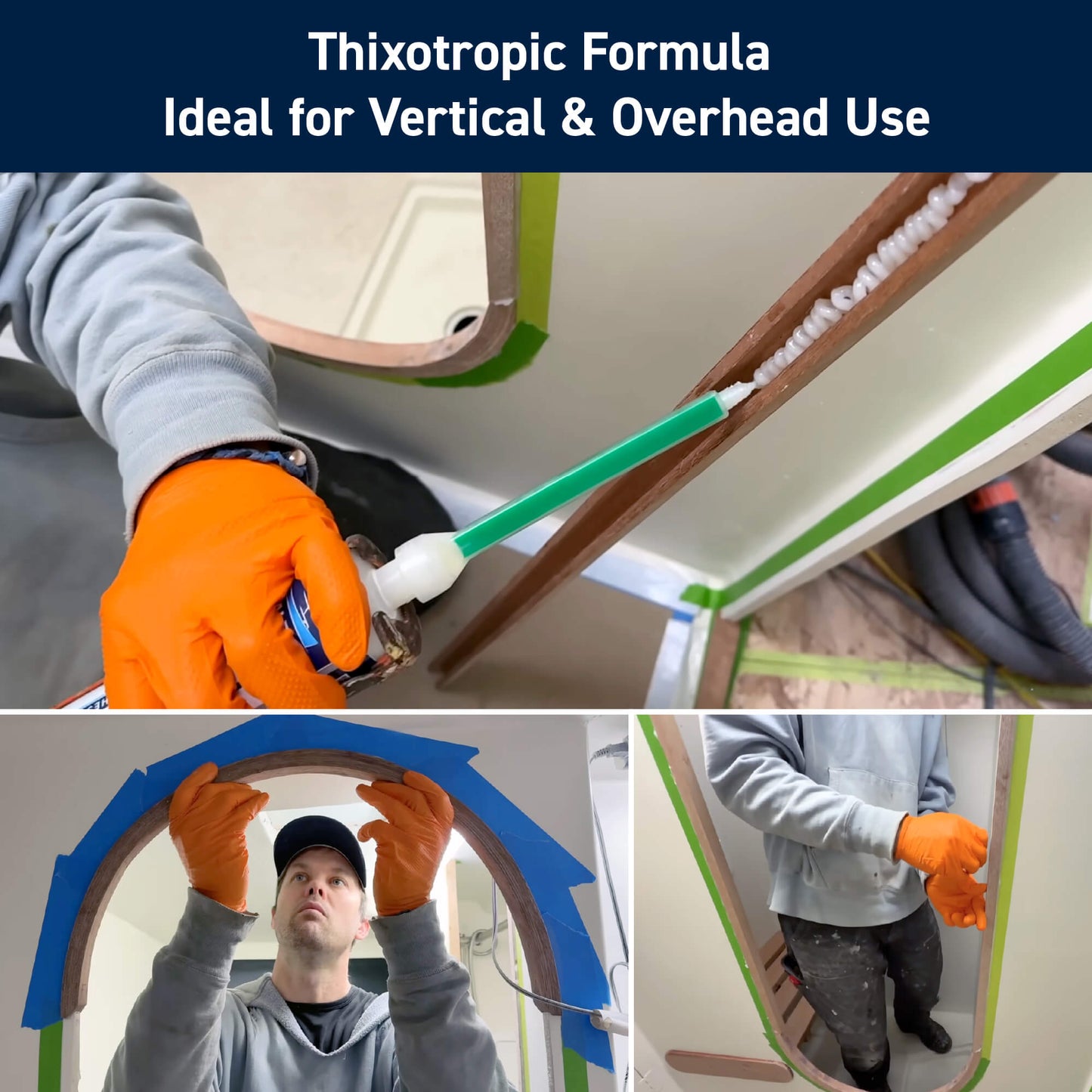 TotalBoat Thixo Flex Thickened Flexible Epoxy Adhesive: Thixotropic Formula Ideal for Vertical & Overhead Use
