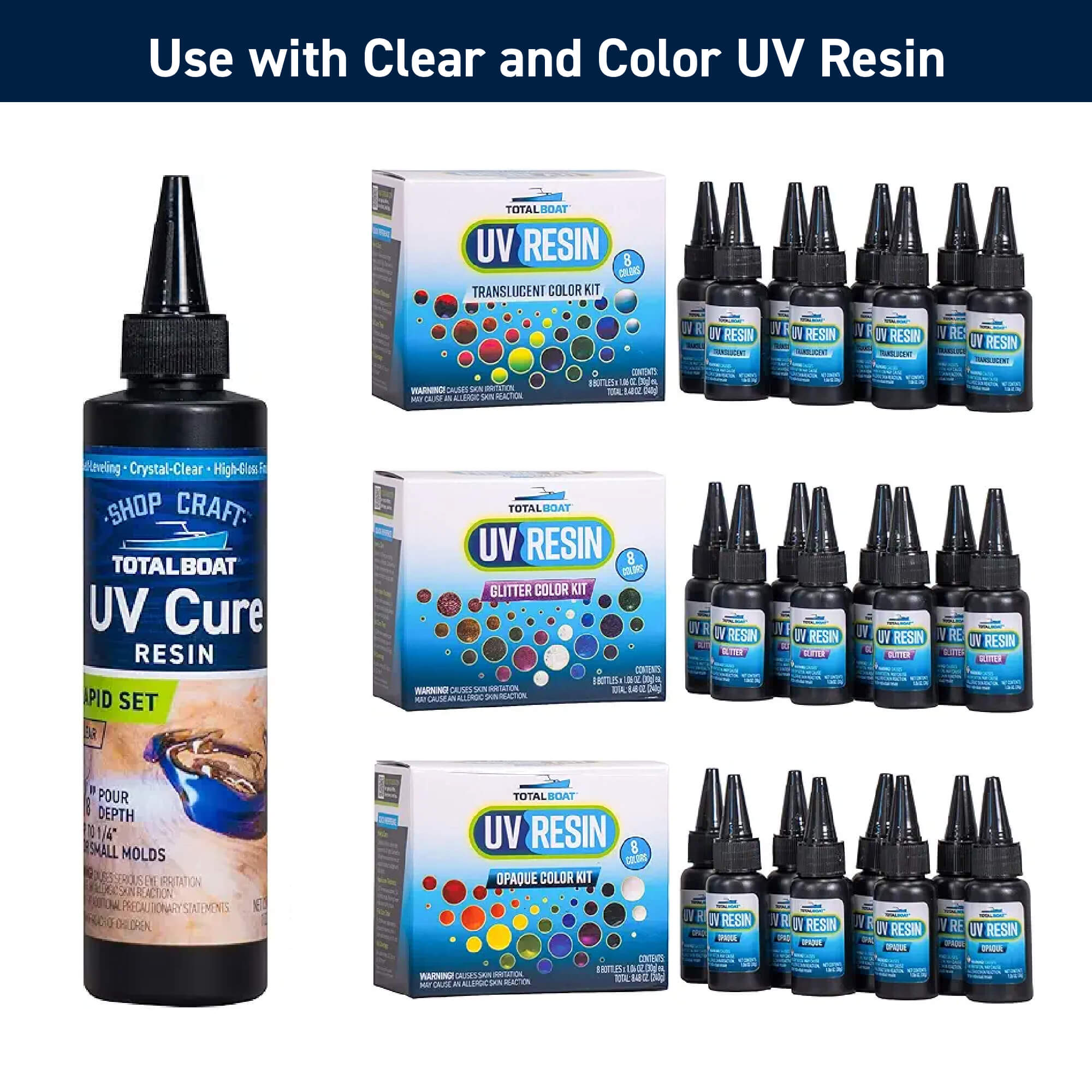 TotalBoat UV Lamp: Use with Clear and Color UV Resin