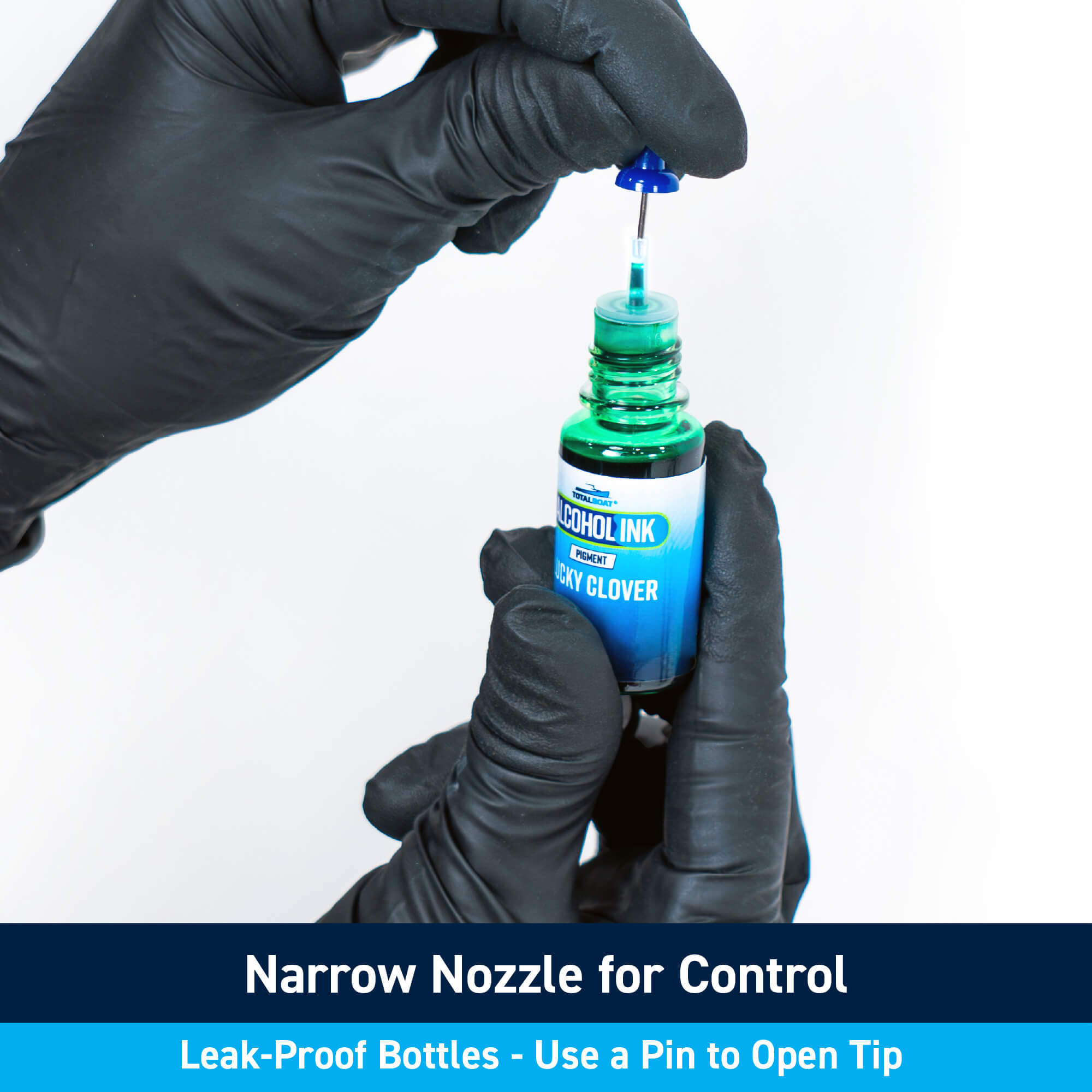 TotalBoat Alcohol Ink Pigment Set: Narrow Nozzle for Control