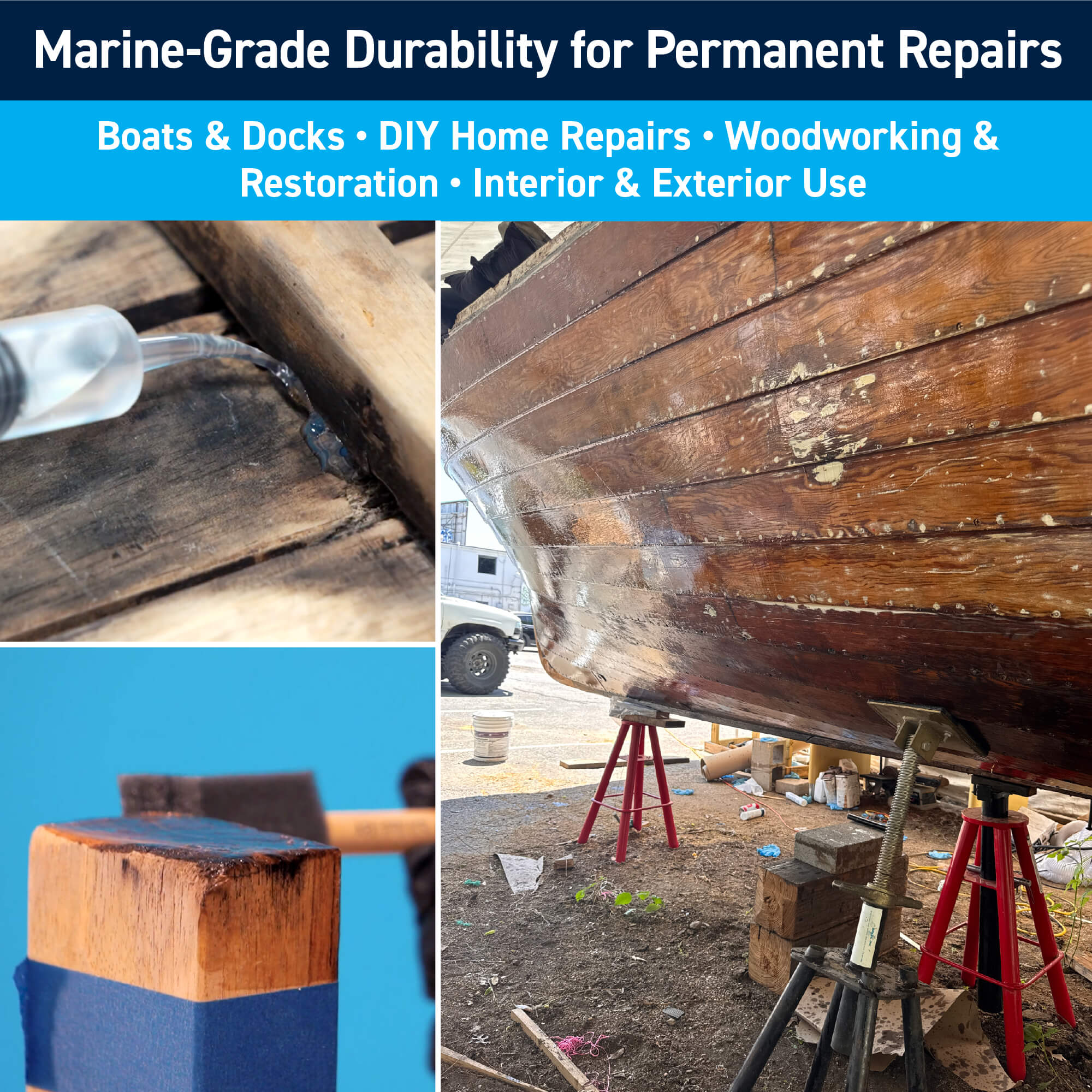 TotalBoat Wood Restoration Kit: Marine-Grade Durability for Permanent Repairs