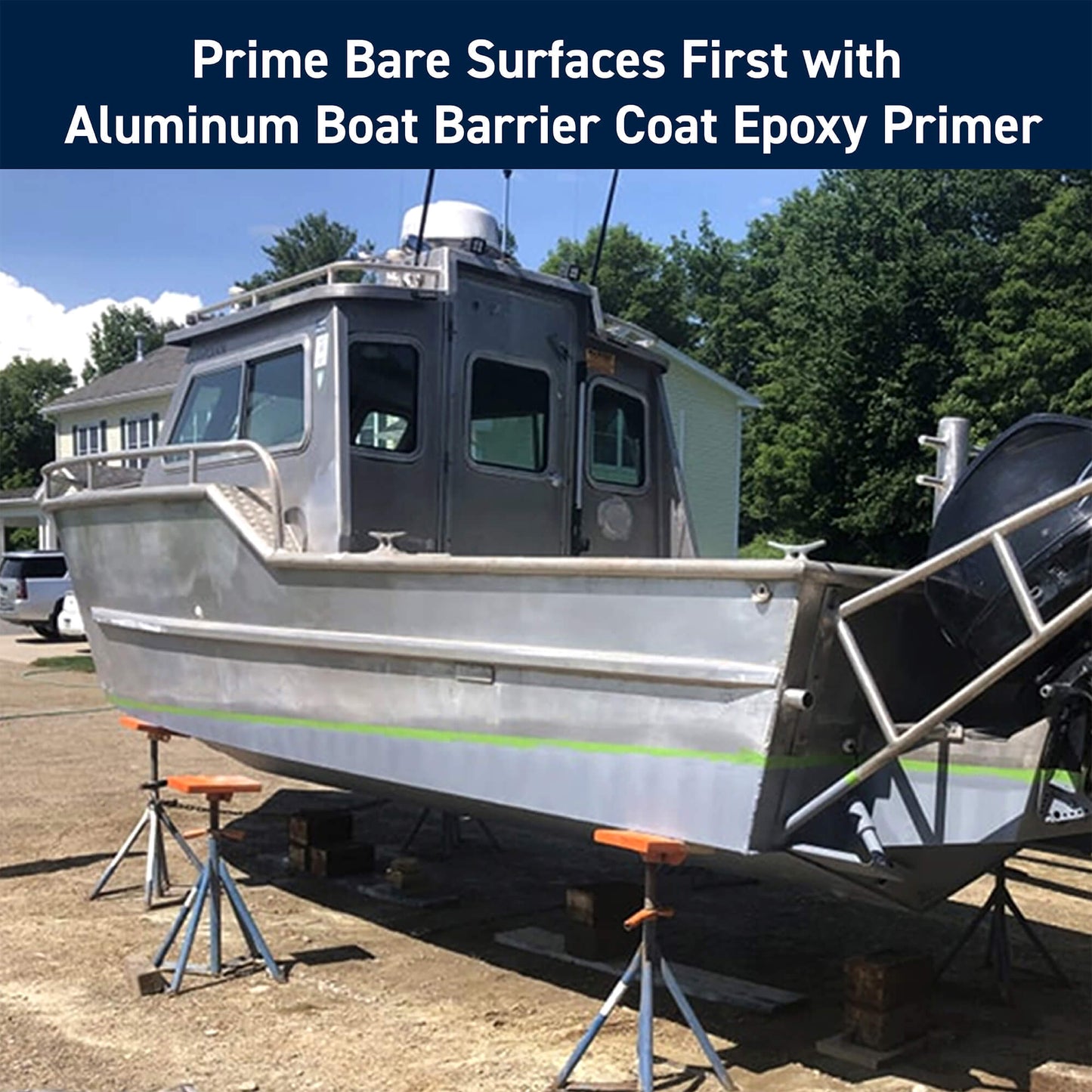 TotalBoat Alumipaint AF: Prime Bare Surfaces First with Aluminum Boat Barrier Coat Epoxy Primer