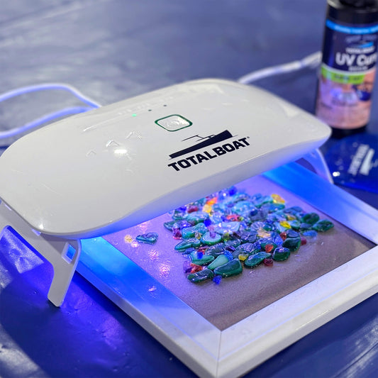 TotalBoat UV Lamp: Being used on a UV cure project
