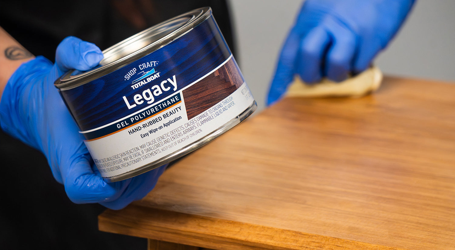 wipe on gel poly hand rubbed finish