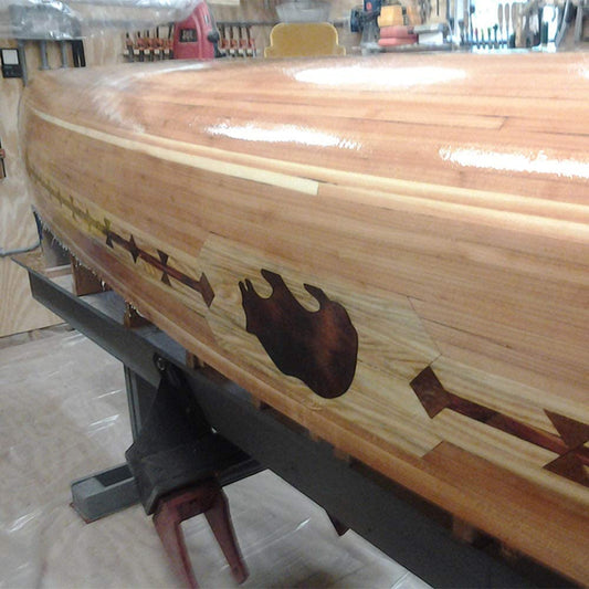 TotalBoat High Performance Epoxy kits finished wood canoe