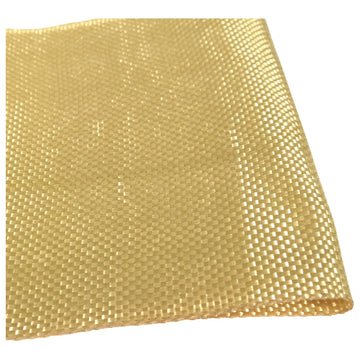 Close up of Plain Weave Pattern on Kevlar Fabric