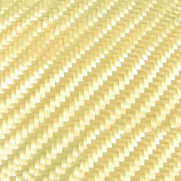 Close up of Twill Pattern on Kevlar Fabric
