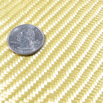 Kevlar Twill Weave Fabric with Quarter for Scale