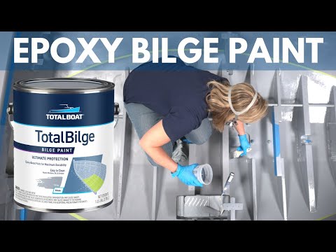 TotalBoat TotalBilge Epoxy Bilge Paint in action