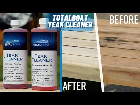 2-Part Teak Wood Cleaner and Brightening System