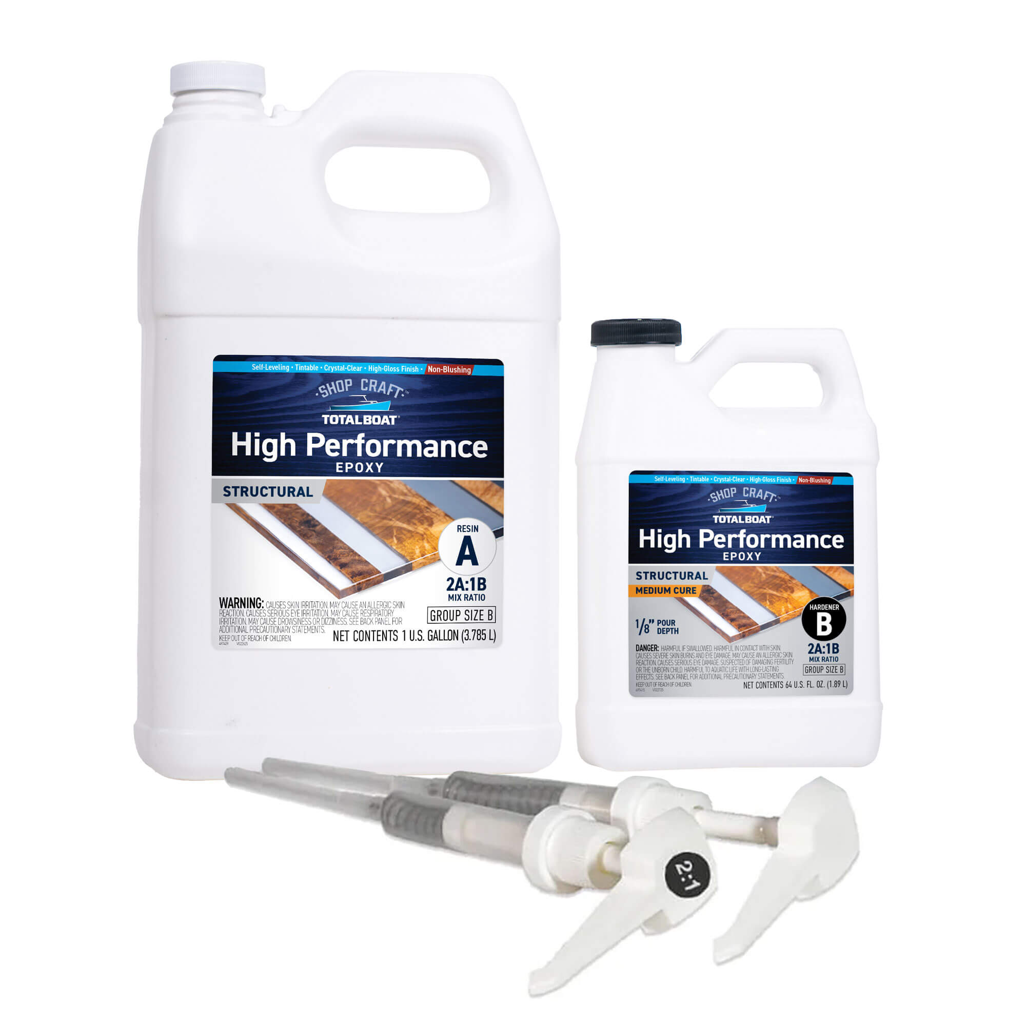 TotalBoat Clear High Performance Epoxy Kit Size B Medium