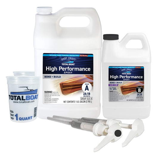TotalBoat Clear High Performance Epoxy Kit Size B Slow