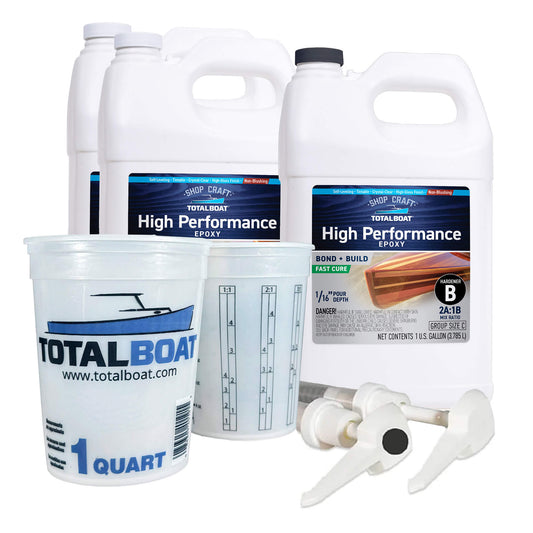 TotalBoat Clear High Performance Epoxy Kit Size C Fast