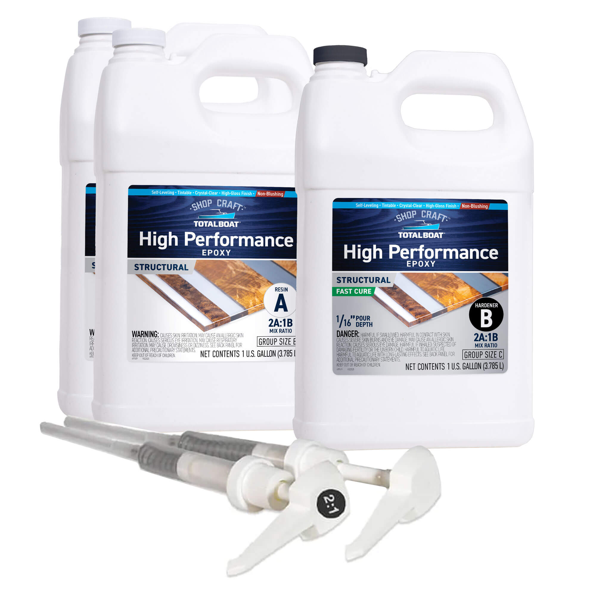TotalBoat Clear High Performance Epoxy Kit Size C Fast