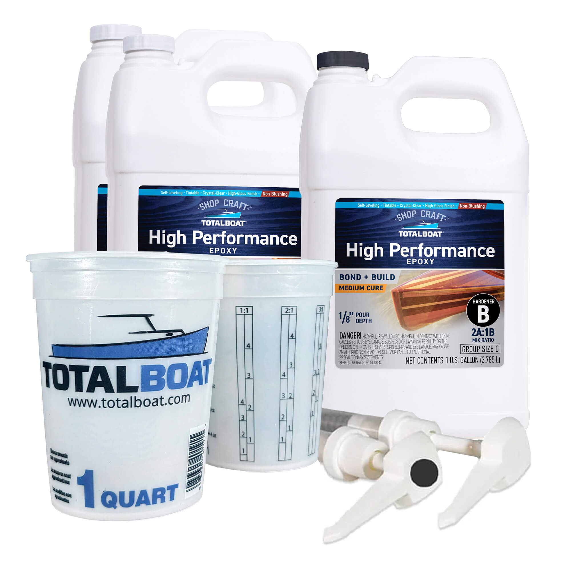 TotalBoat Clear High Performance Epoxy Kit Size  C Medium