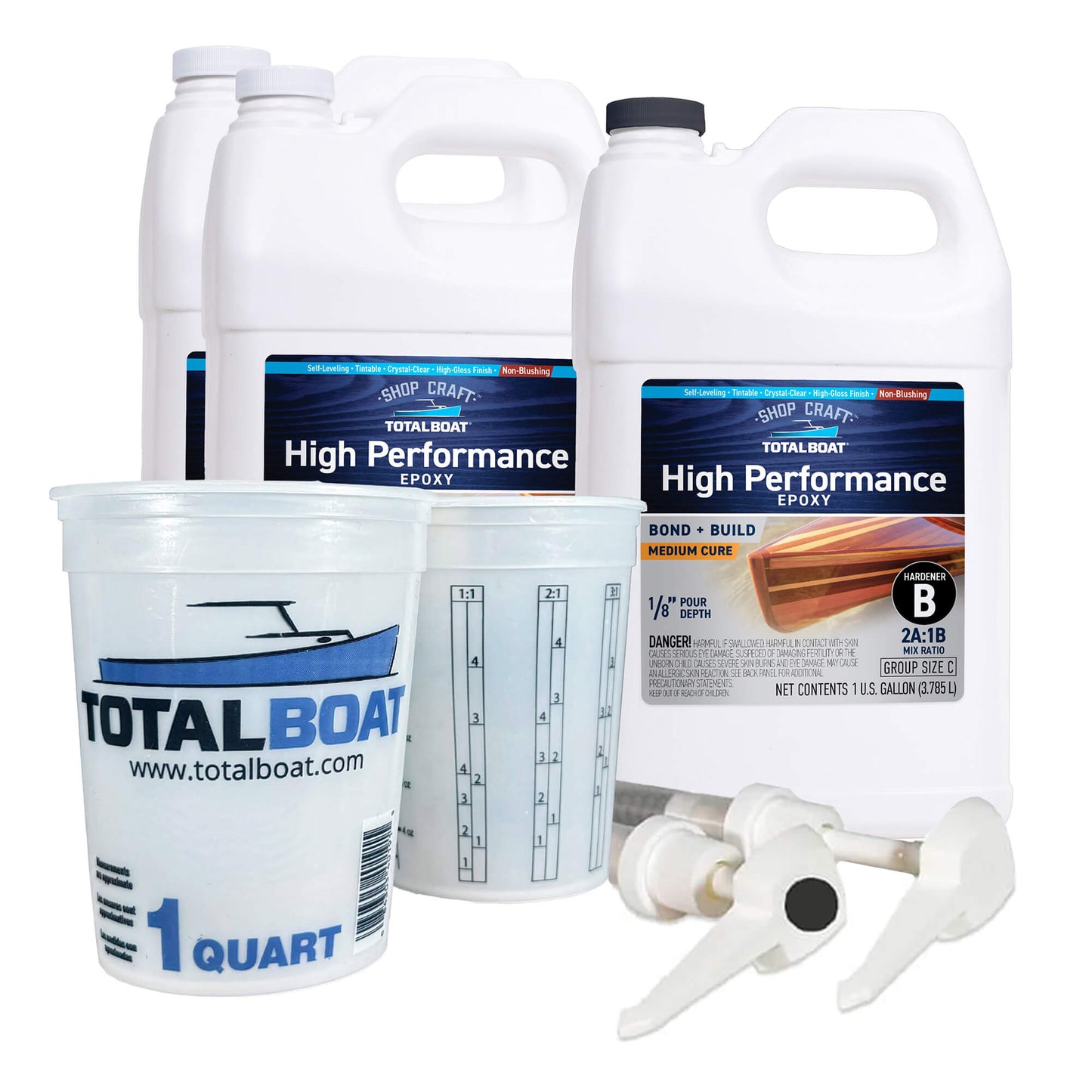 TotalBoat Clear High Performance Epoxy Kit Size  C Medium
