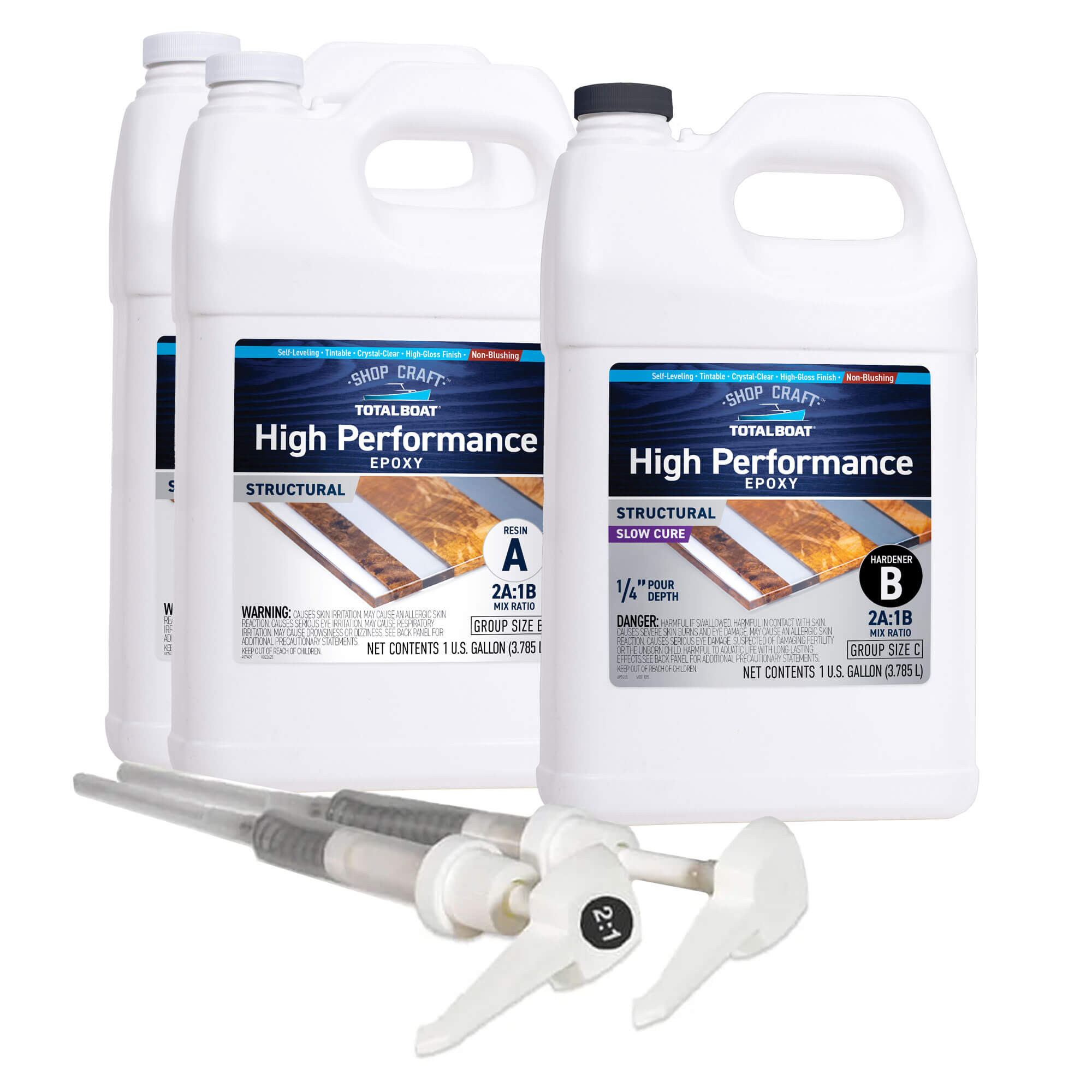 TotalBoat Clear High Performance Epoxy Kit Size C Slow