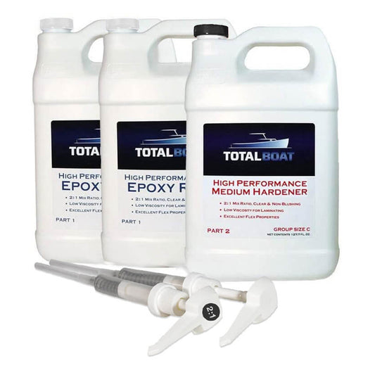 TotalBoat Clear High Performance Epoxy Kit 2 Gallon C Medium