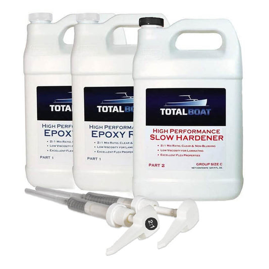 Epoxy Laminating Resin 2:1 Kit UV Stable, High Strength for