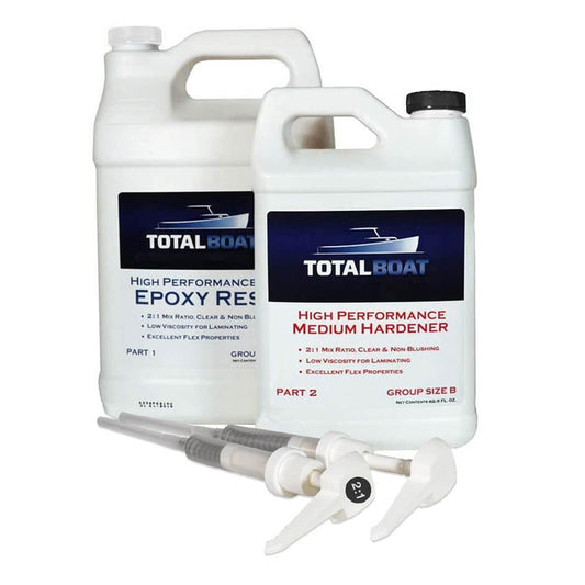 TotalBoat Clear High Performance Epoxy Kit Gallon B Medium
