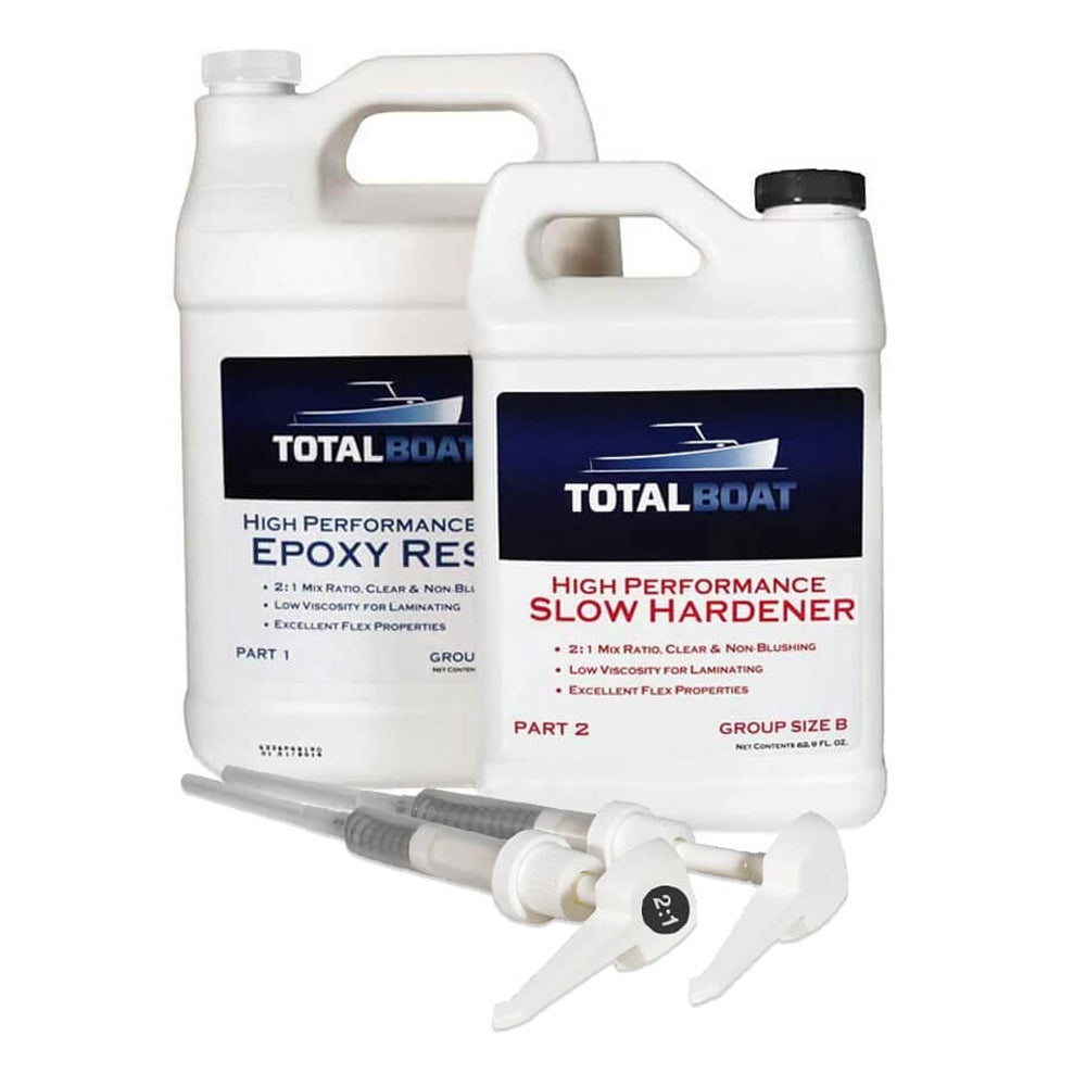 TotalBoat Clear High Performance Epoxy Kit Gallon B Slow
