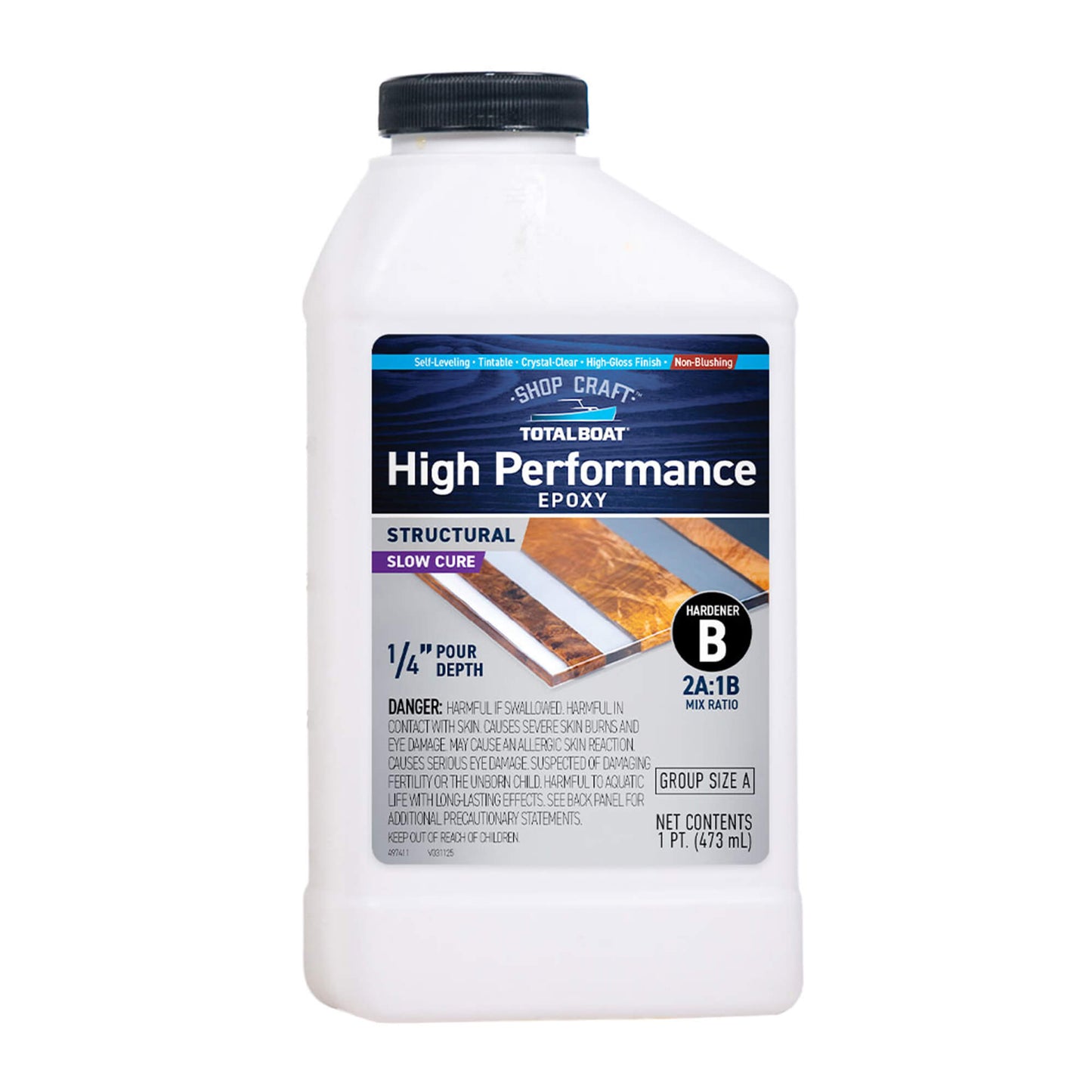 TotalBoat High Performance Epoxy Slow Hardener Size A