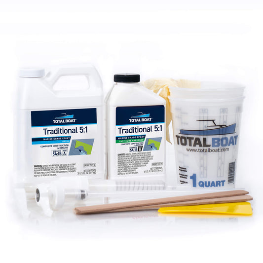 5:1 Traditional Epoxy Resin Quart Kit with Fast Hardener