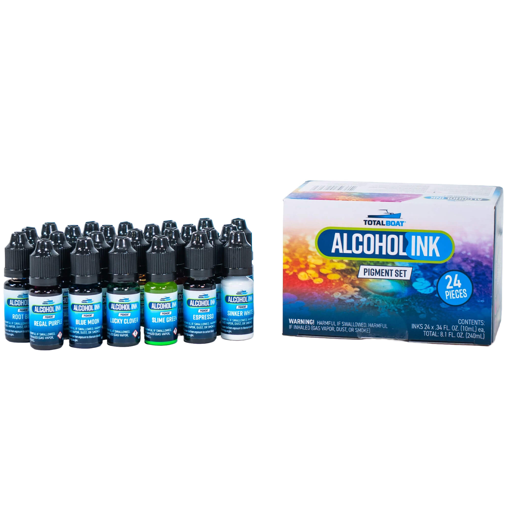 TotalBoat Alcohol Ink Pigment Set