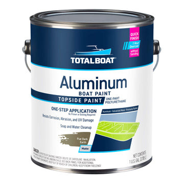 TotalBoat Aluminum Boat Paint Flat Dark Earth Gallon