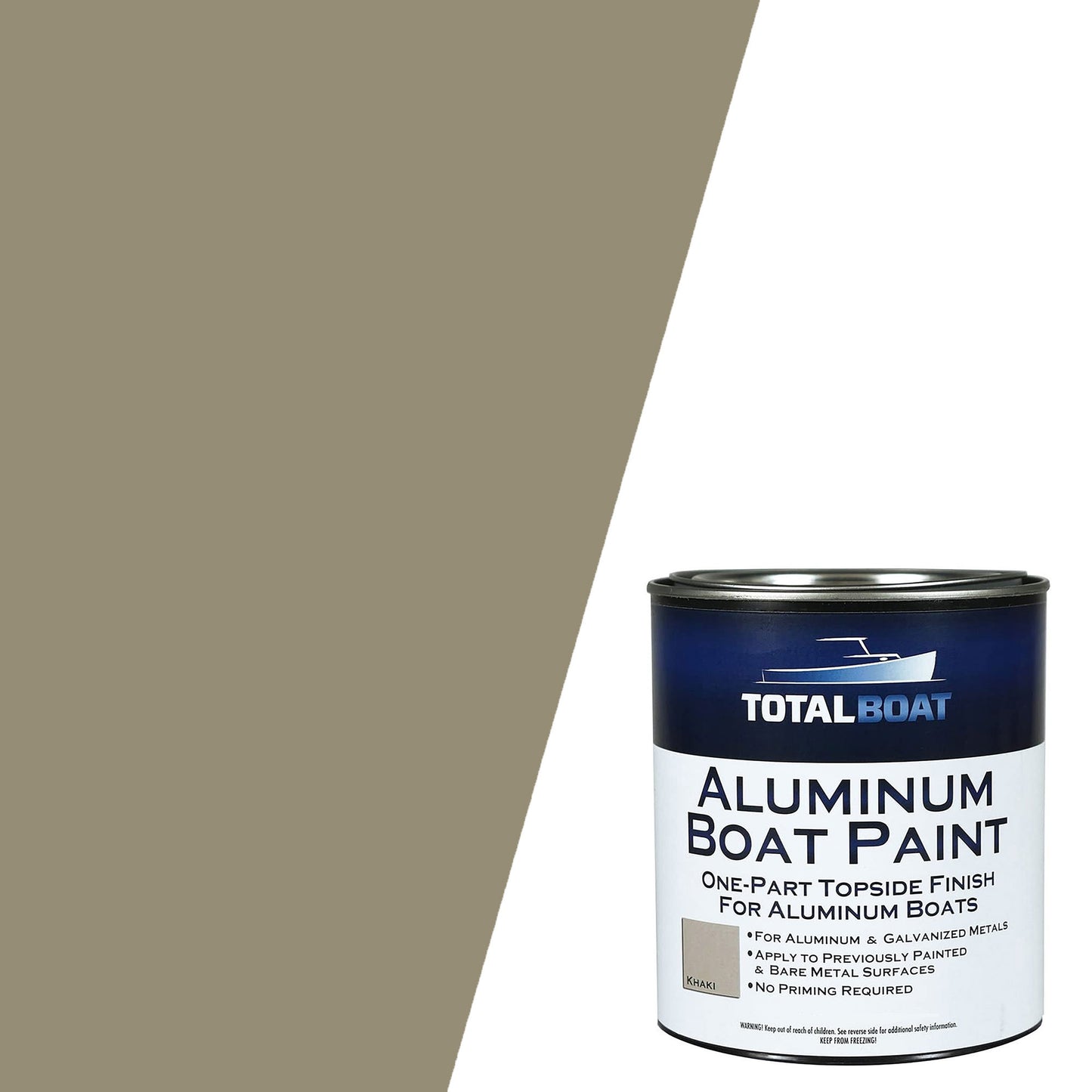 TotalBoat Aluminum Boat Topside Paint Swatch Khaki