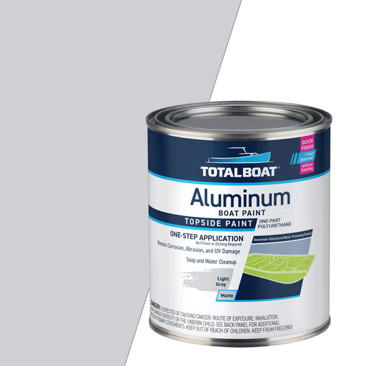 TotalBoat Aluminum Boat Paint Flat Light Gray