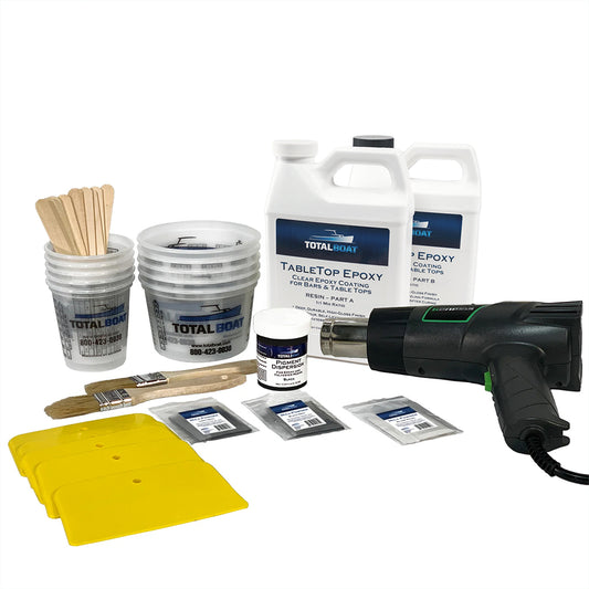 TotalBoat DIY Black Marble Epoxy Countertop Kit 2-Quart Kit